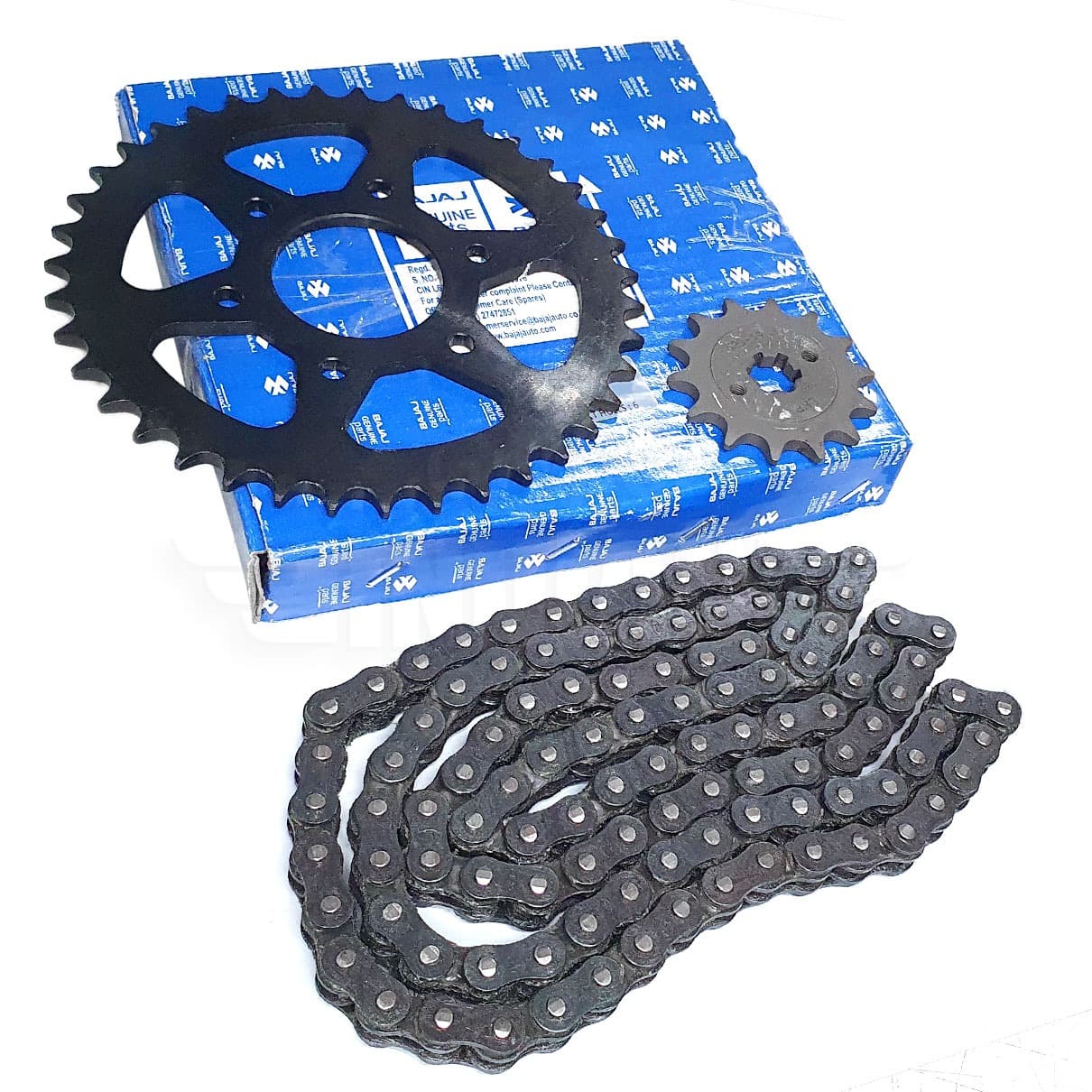 Miniatura 3 de KIT ARRASTRE PULSAR 200 NS CARBURADA- FI 14T-39 CADENA 520 CON O-RING 110 ESLABONES 