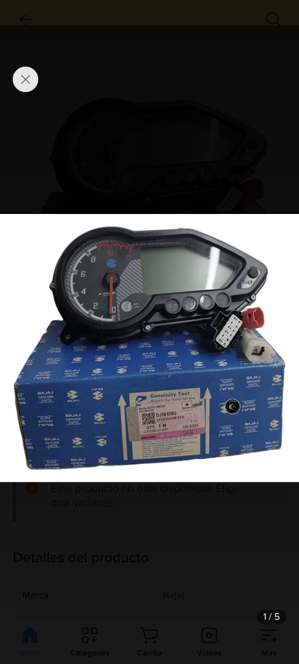 TACOMETRO PULSAR 180 FI 