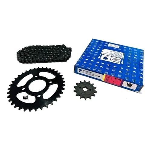 KIT DE ARRASTRE COMPLETO BOXER CT 100 42T-14T 428 CON 112 ESLABONES