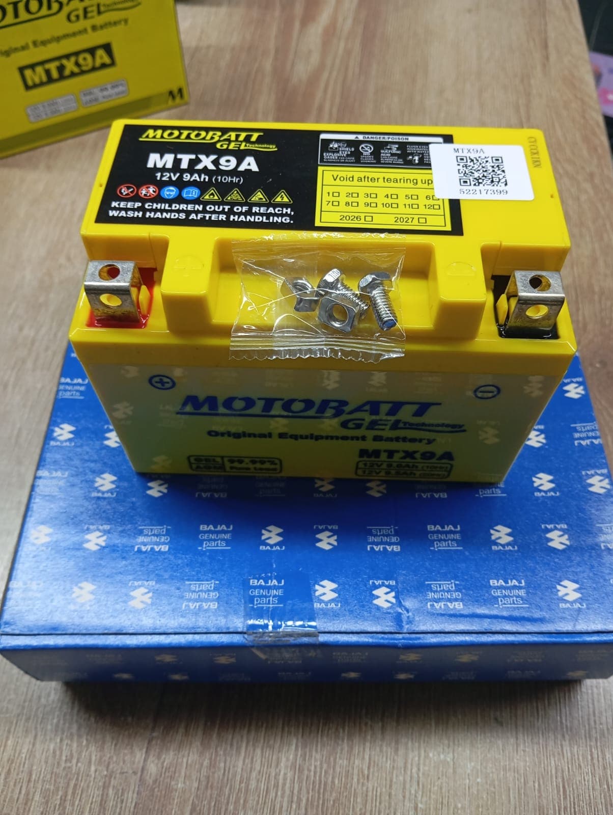 Miniatura 4 de BATERÍA PARA MOTOCICLETA MOTOBATT DE ALTO RENDIMIENTO PULSAR NS 400 Pulsar 200 RS, Pulsar 200NS, Pulsar 200NS FI, Dominar 250, 