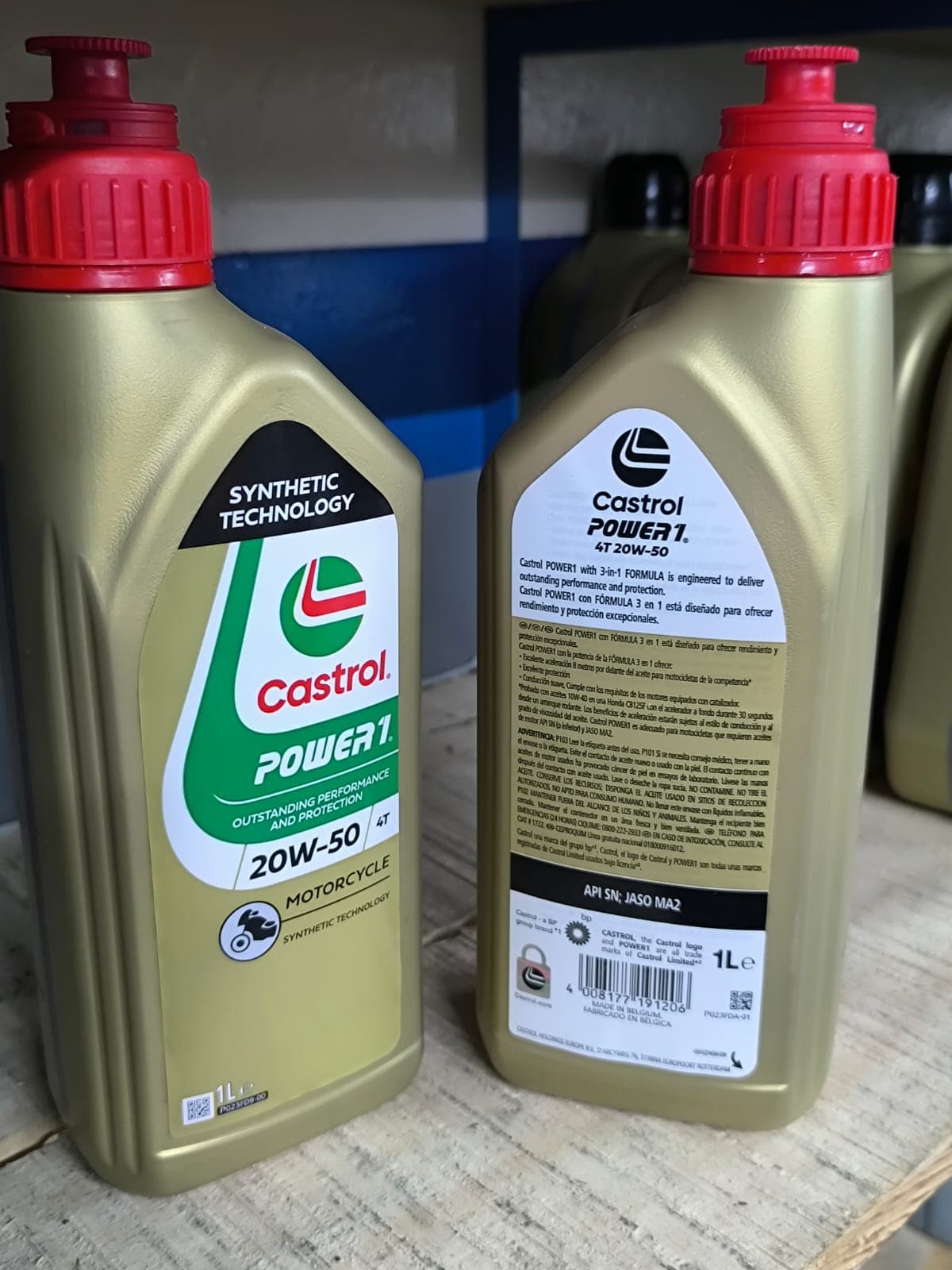 Miniatura 2 de ACEITE PARA MOTO CASTROL ACTEVO 20W-50 - 1 LITRO