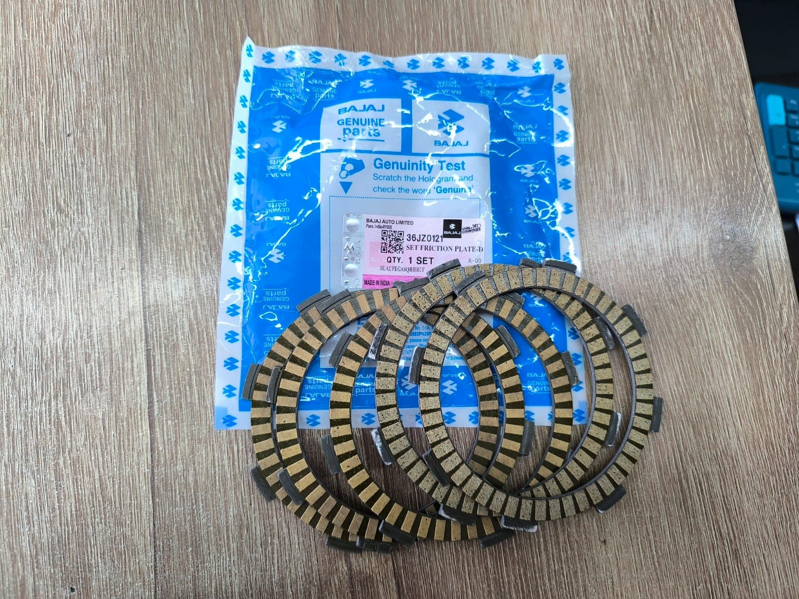 Miniatura 5 de KIT DISCOS DE CLUTCH PREMIUM BAJAJ PULSAR 160 NS / DISCOVER 150