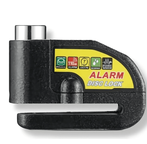 CANDADO DE SEGURIDAD CON ALARMA INTEGRADA PARA MOTOCICLETA - vista 1