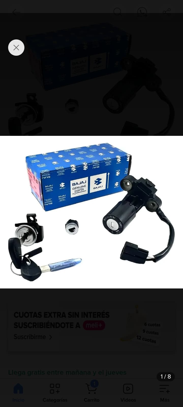 SWICHE ENCENDIDO PULSAR 200 NS - vista 1